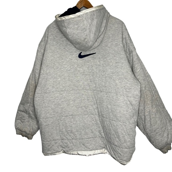 VINTAGE Nike Rare Reversible Hooded Heavy Jacket - Picture 6 of 15